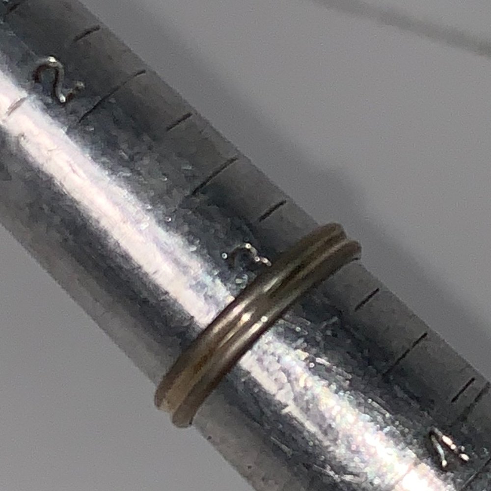 Sterling Silver Thin Double Band Ring, Size 3